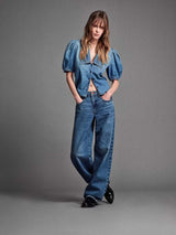 Low Slung Barrel Jean - Caramia-FRAME-Over the Rainbow