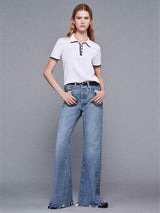 The Sport Polo - Cream Multi-FRAME-Over the Rainbow