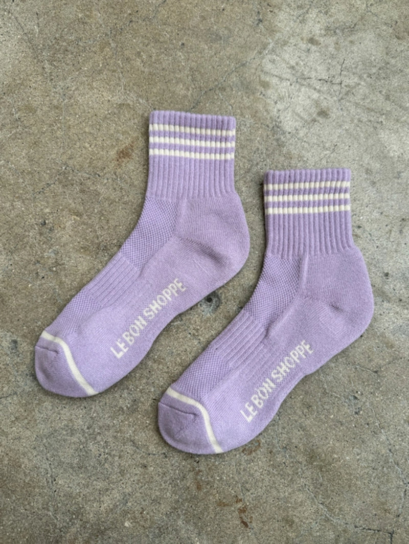 Girlfriend Socks - Iris-LE BON SHOPPE-Over the Rainbow
