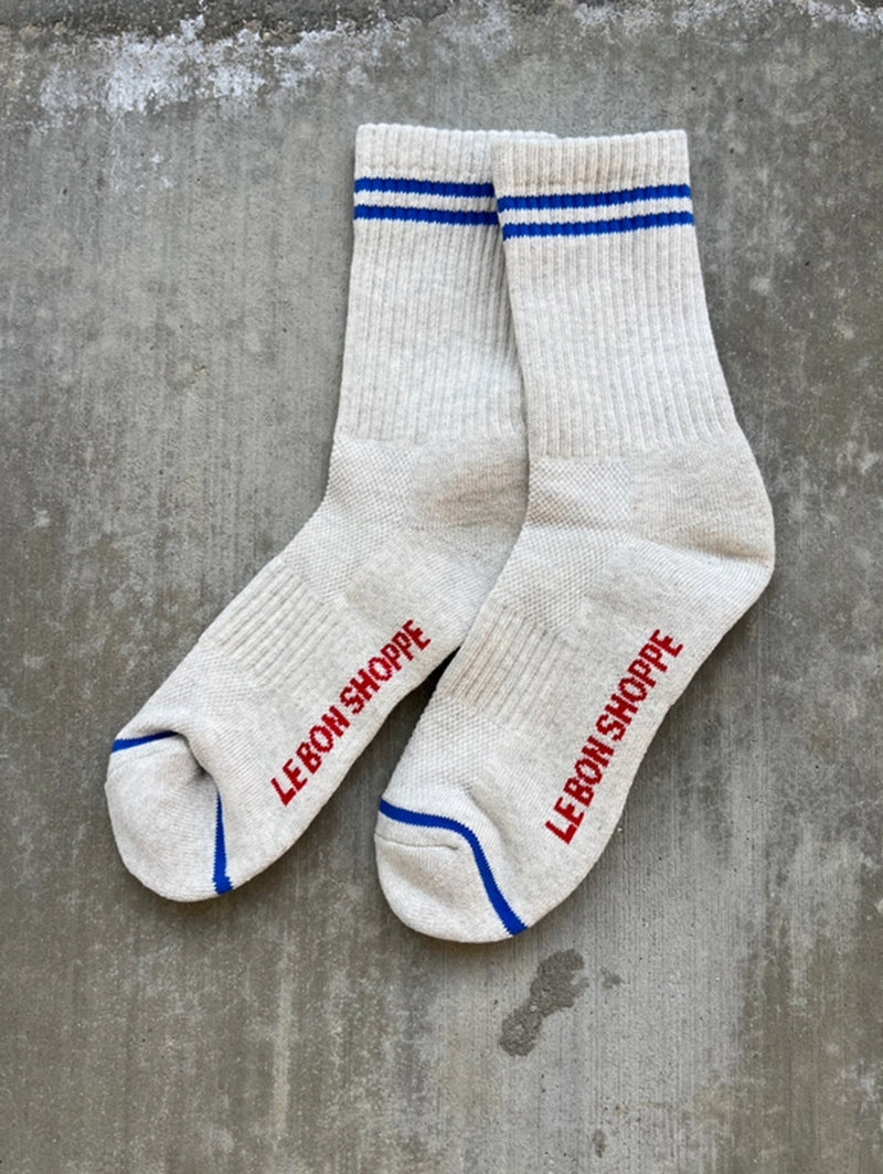 Boyfriend Socks - Ice-LE BON SHOPPE-Over the Rainbow