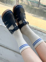 Boyfriend Socks - Ice-LE BON SHOPPE-Over the Rainbow