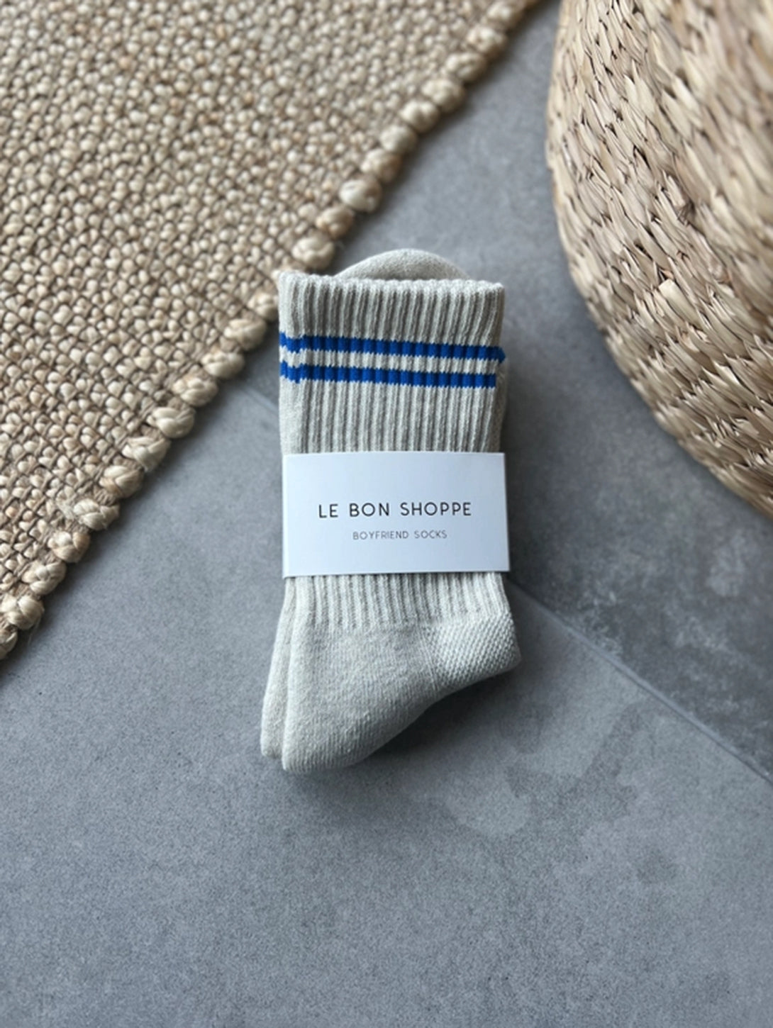 Boyfriend Socks - Ice-LE BON SHOPPE-Over the Rainbow