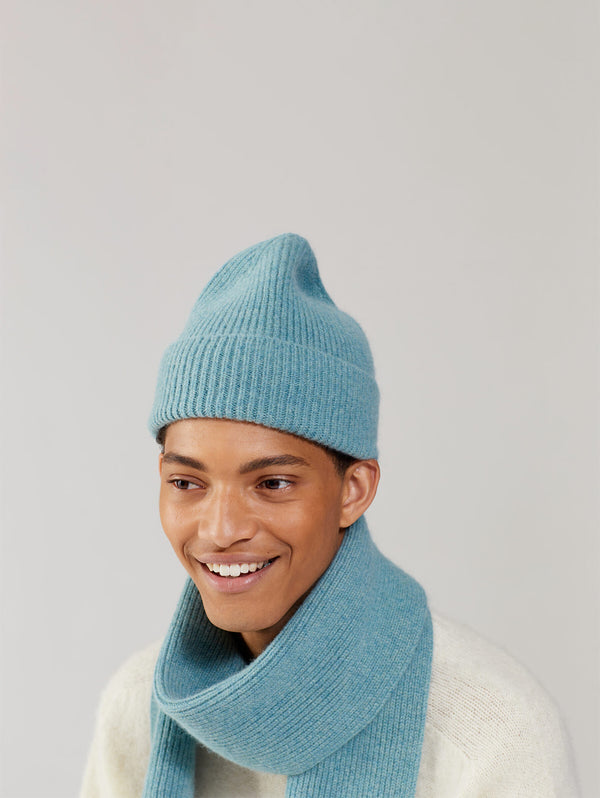 Classic Angora Beanie - Basil-LE BONNET-Over the Rainbow