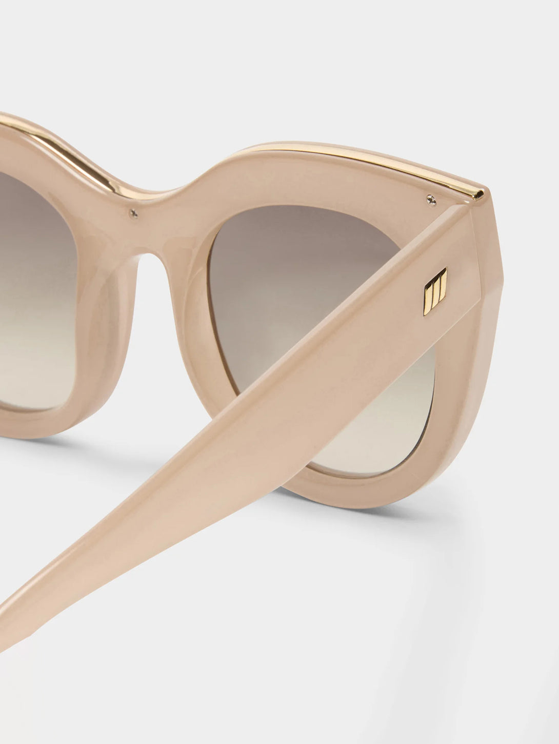 Air Heart Sunglasses - Oatmeal-LE SPECS-Over the Rainbow