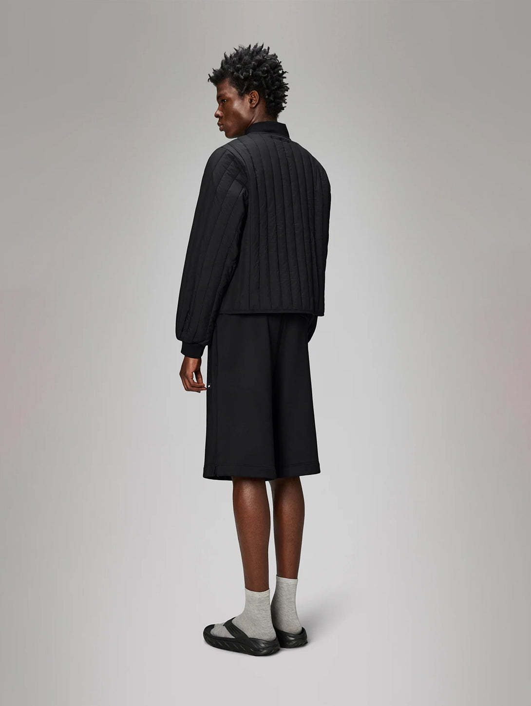 Banja Liner Bomber Jacket - Black-Rains-Over the Rainbow