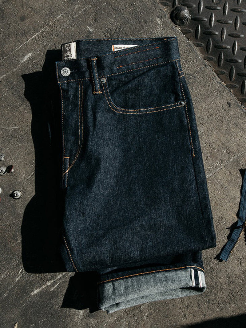 The Hammer Straight Jean - Indigo One Wash-HIROSHI KATO-Over the Rainbow