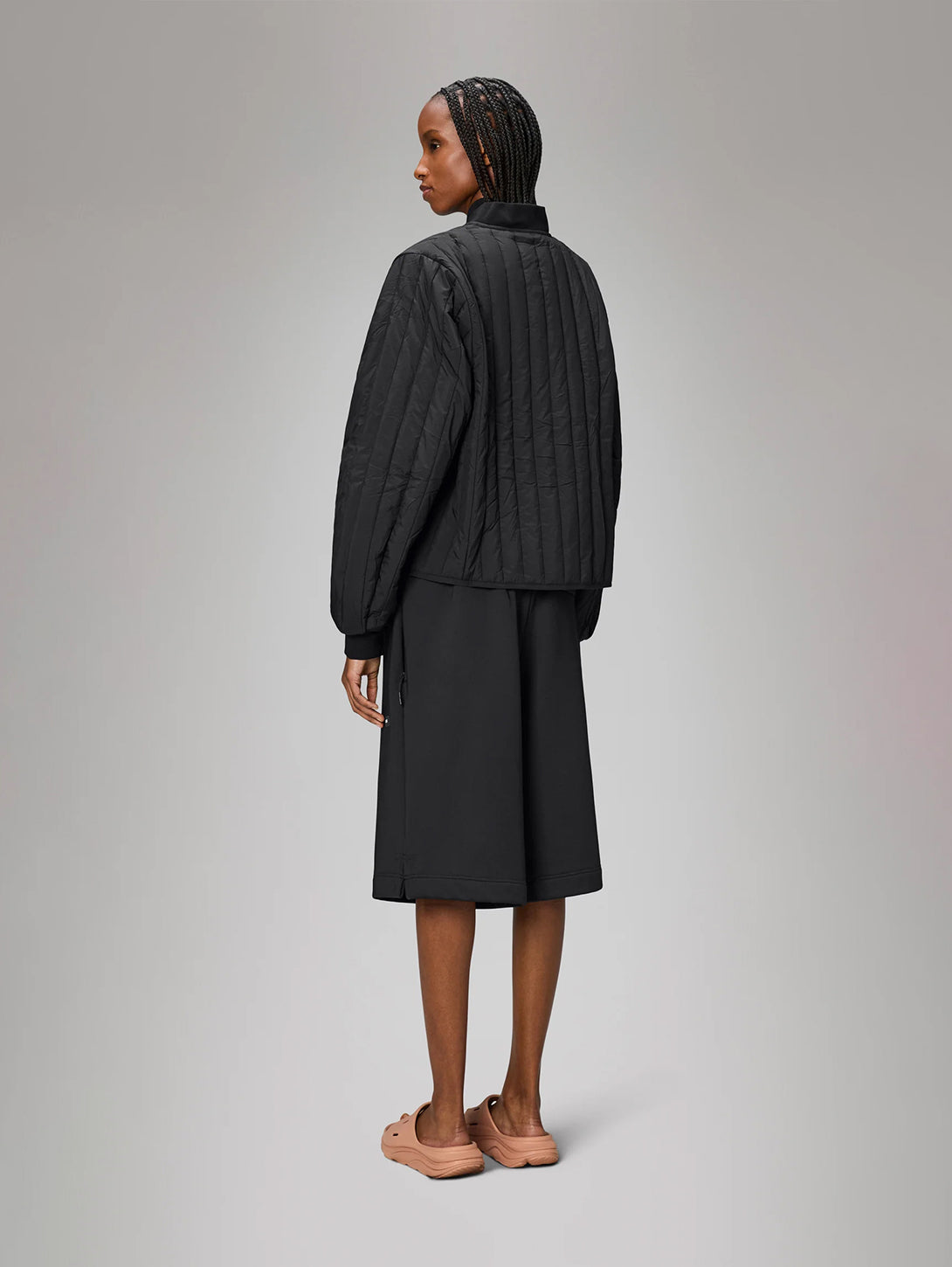 Banja Liner Bomber Jacket - Black-Rains-Over the Rainbow