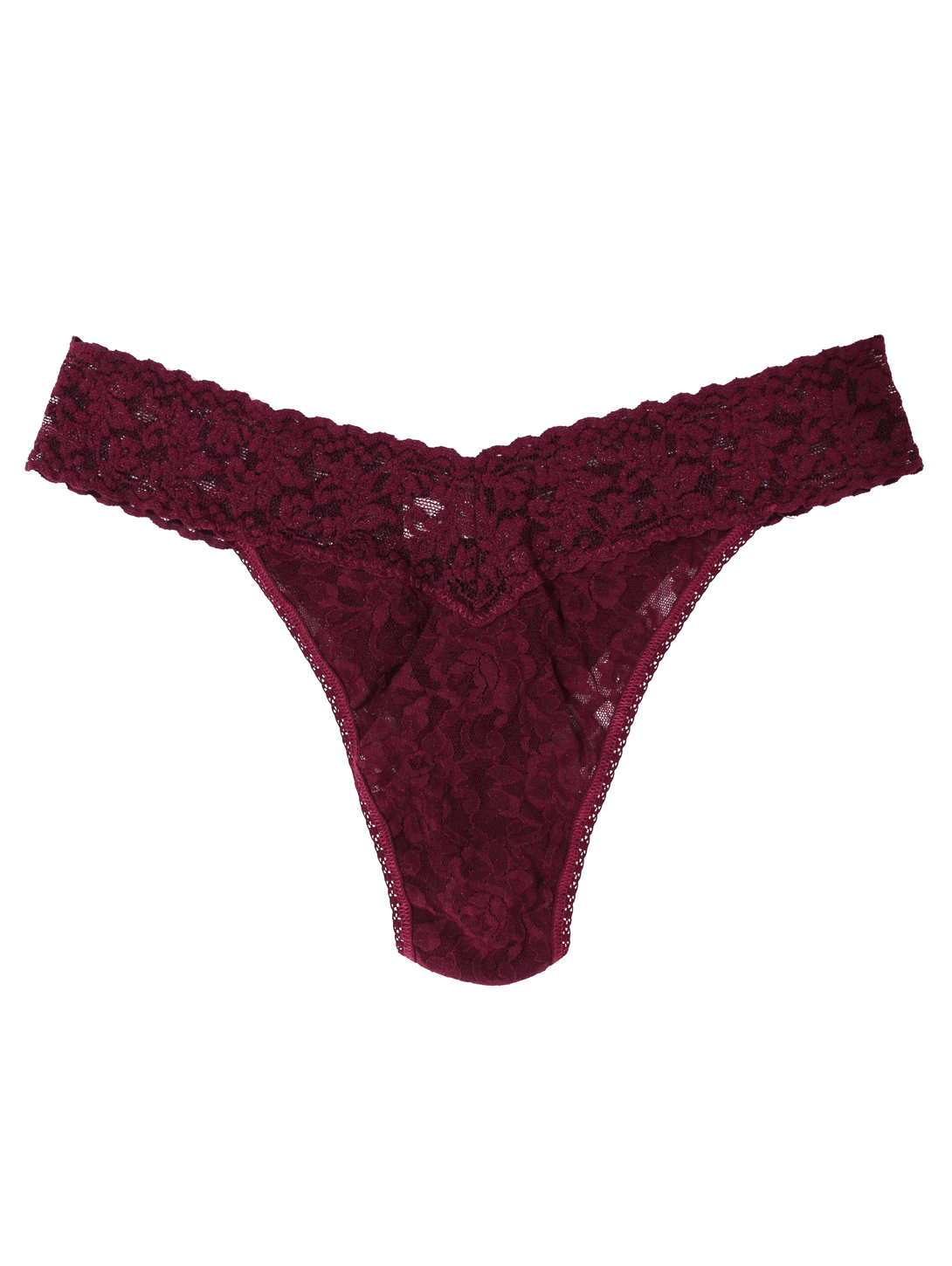 Signature Lace Original Rise Thong - Primary Colours-Hanky Panky-Over the Rainbow