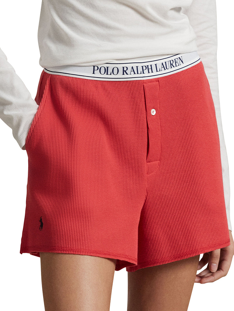 Waffle Boxer Short - Nantucket Red-POLO by RALPH LAUREN-Over the Rainbow