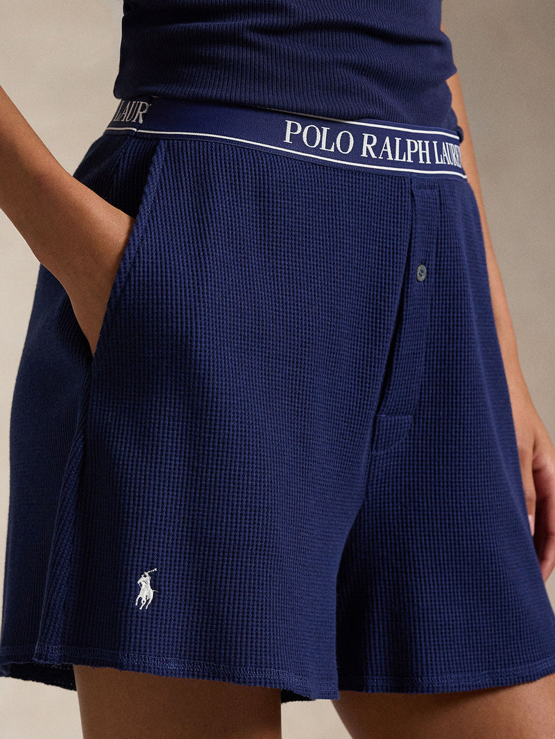 Waffle Boxer Short - Navy-POLO by RALPH LAUREN-Over the Rainbow