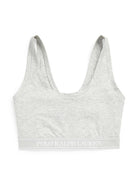 Scoop Cropped Tank Bralette - Heather Grey-POLO by RALPH LAUREN-Over the Rainbow