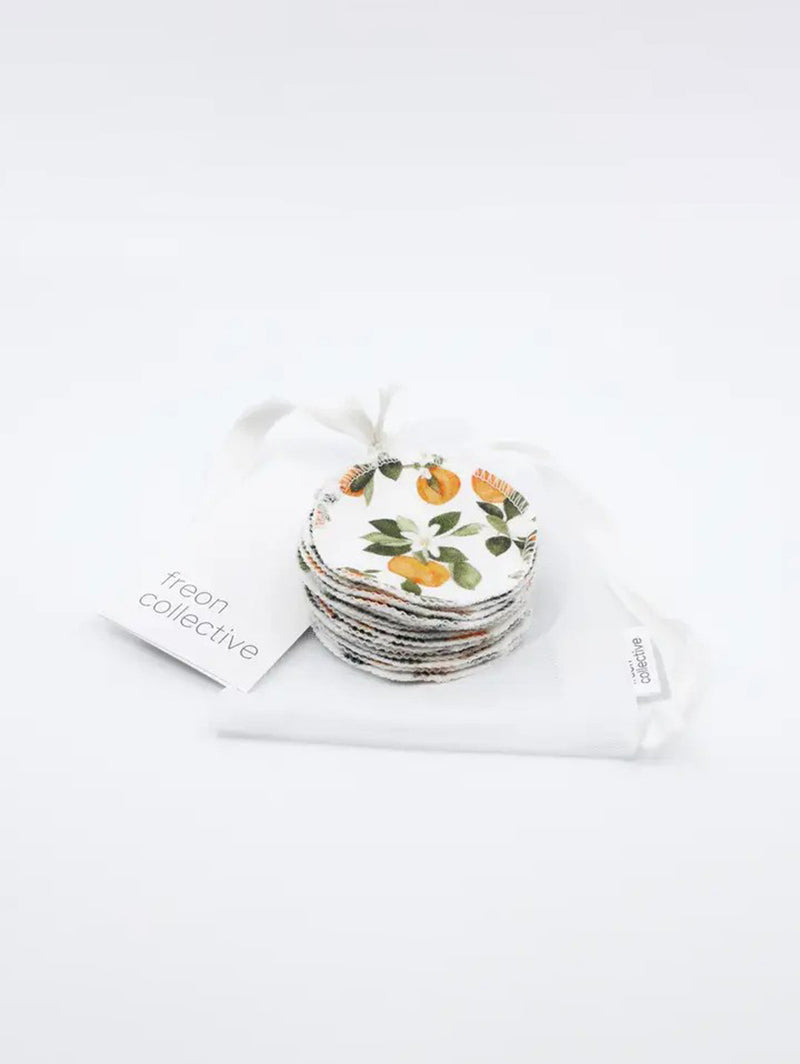Organic Cotton Rounds - Clementine