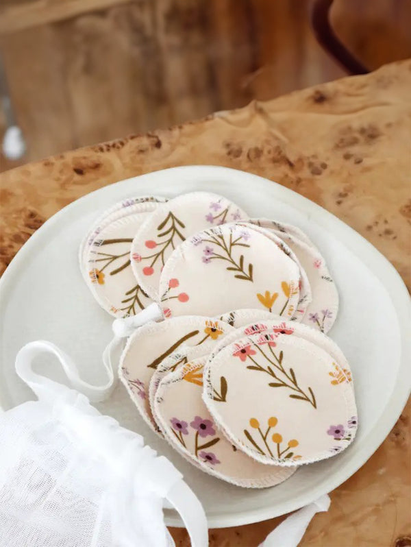 Organic Cotton Rounds - Cream Bouquets