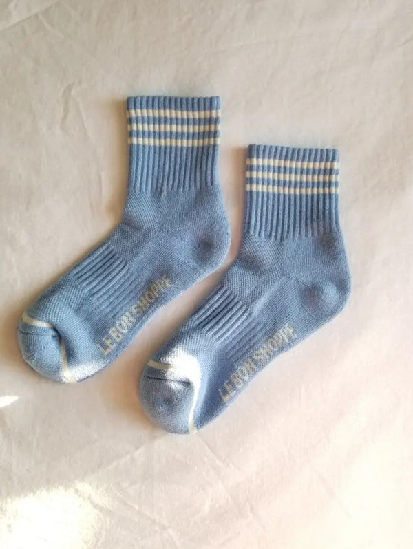Girlfriend Socks - Parisian Blue