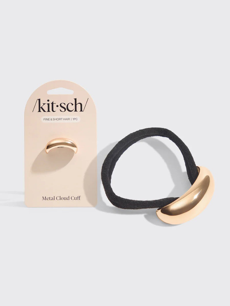 Gold Metal Cloud Cuff - Small