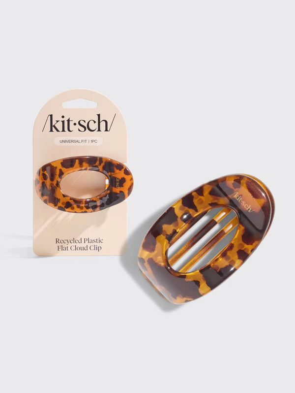 Recycled  Medium Flat Cloud Clip - Tort