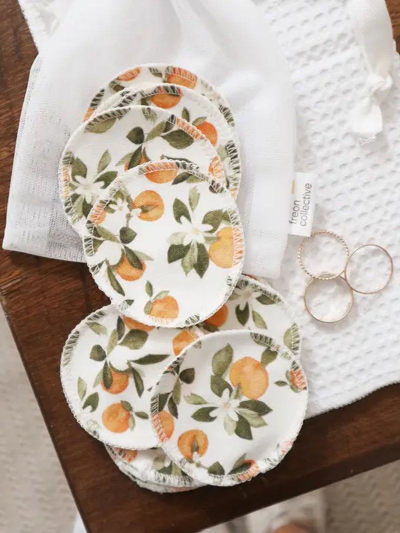 Organic Cotton Rounds - Clementine