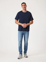 Steve Athletic Jean - Mid Brushed Classic Blue