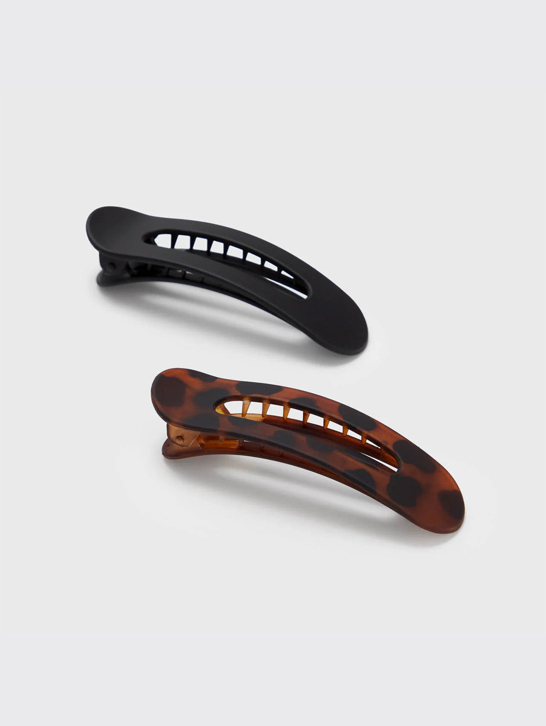 Flat Lay Claw Clip Set - Black/Tort-KITSCH-Over the Rainbow