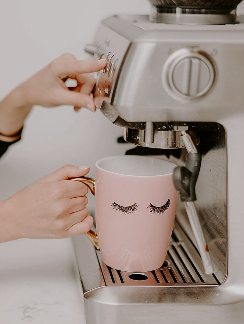 Eyelash Coffee Mug - Pink-SWEET WATER DECOR-Over the Rainbow