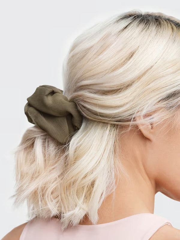 Crepe Scrunchies - Moss-KITSCH-Over the Rainbow
