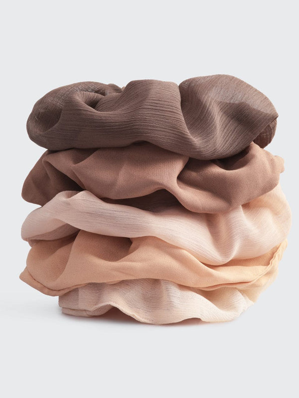 Crepe Scrunchies - Terracotta-KITSCH-Over the Rainbow
