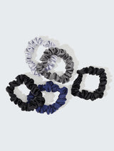 Satin Petite Scrunchies Set - Midnight-KITSCH-Over the Rainbow