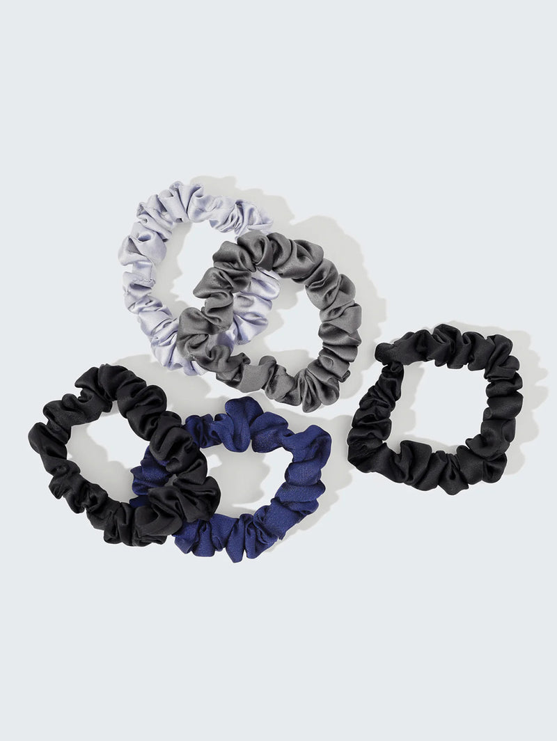 Satin Petite Scrunchies Set - Midnight-KITSCH-Over the Rainbow