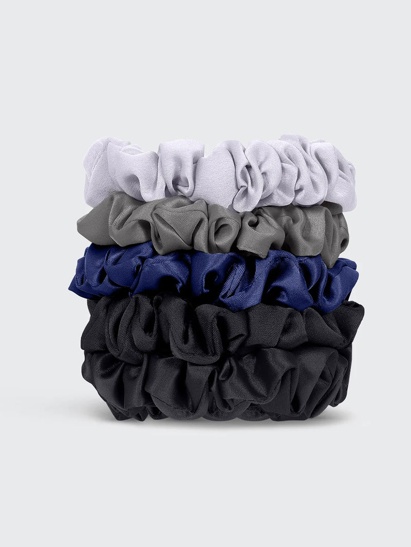 Satin Petite Scrunchies Set - Midnight-KITSCH-Over the Rainbow