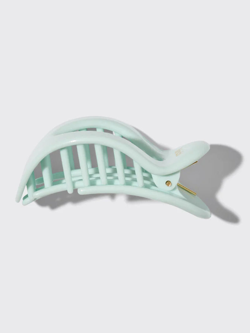 Recycled Small Flat Cloud Clip - Sage Leaf