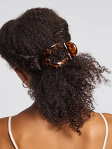 Recycled  Medium Flat Cloud Clip - Tort
