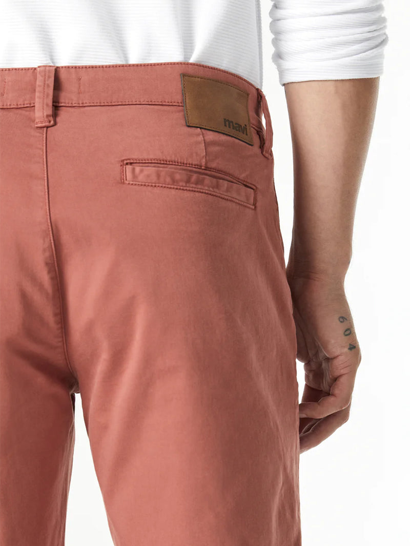 Jacob Crop Short - Baked Clay Twill-Mavi-Over the Rainbow