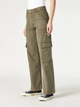 Alva Cargo Pant - Capers Luxe Twill-Mavi-Over the Rainbow