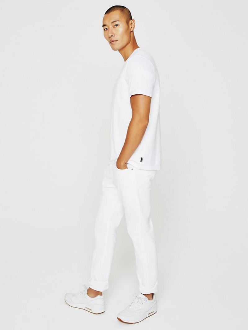 Bryce Crew Neck Tee - True White-AG Jeans-Over the Rainbow