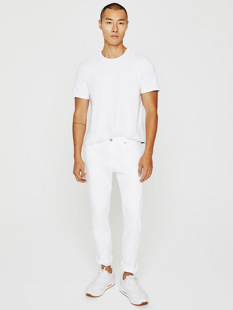 Bryce Crew Neck Tee - True White-AG Jeans-Over the Rainbow