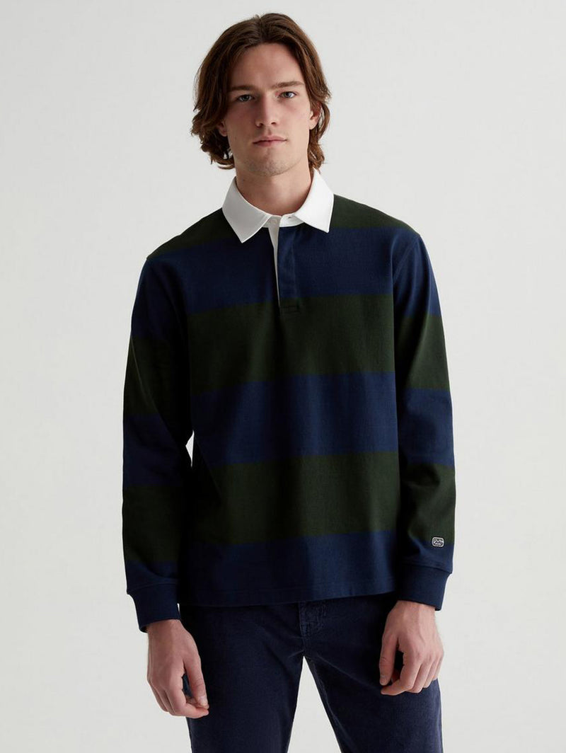 Wade Rugby Top - Deep Forest-AG Jeans-Over the Rainbow