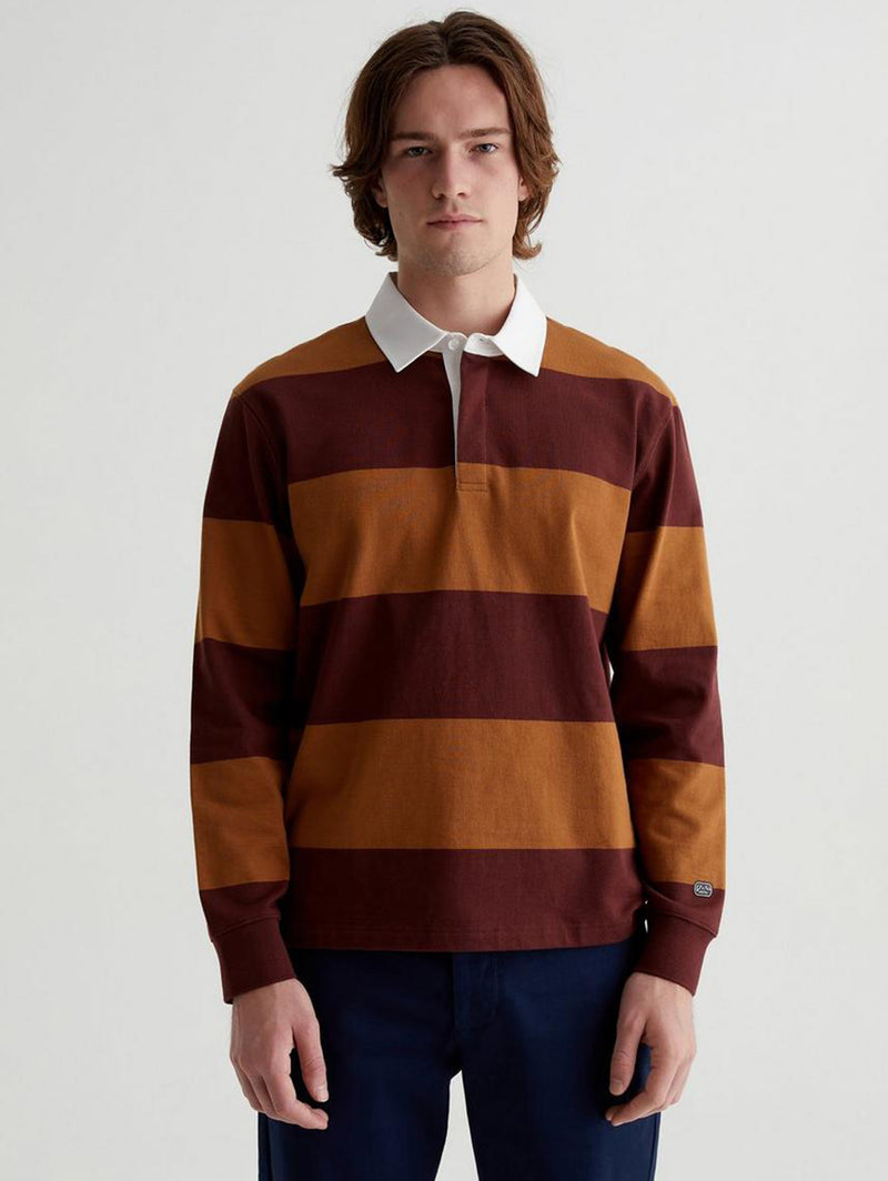 Wade Rugby Top - Dark Plum-AG Jeans-Over the Rainbow