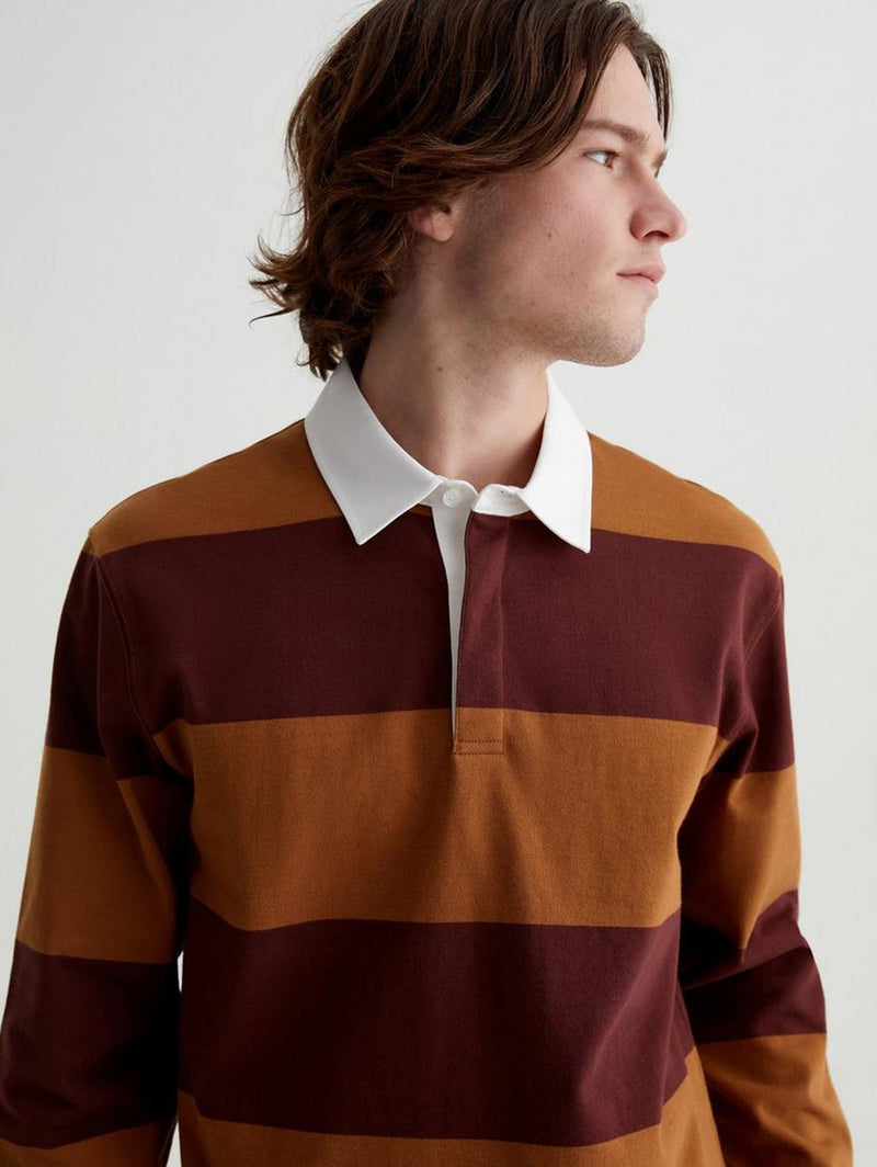 Wade Rugby Top - Dark Plum-AG Jeans-Over the Rainbow