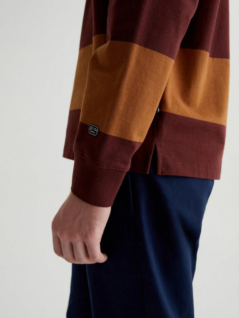Wade Rugby Top - Dark Plum-AG Jeans-Over the Rainbow