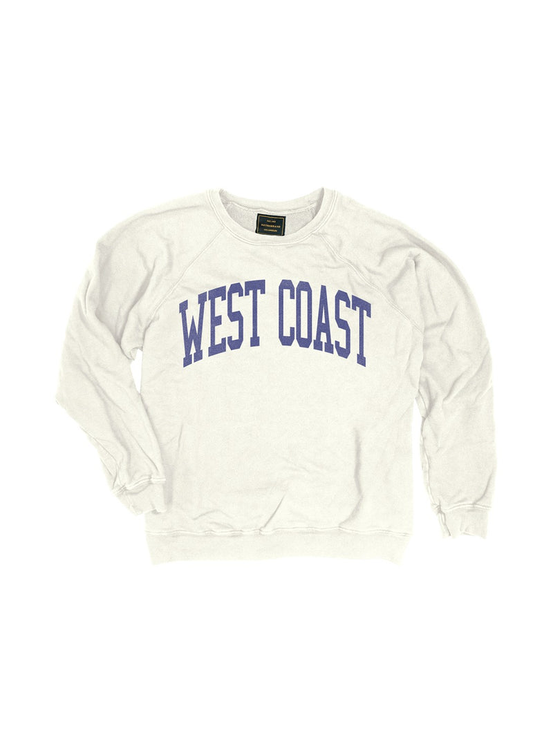 West Coast Sweatshirt - Antique White-Retro Brand Black Label-Over the Rainbow