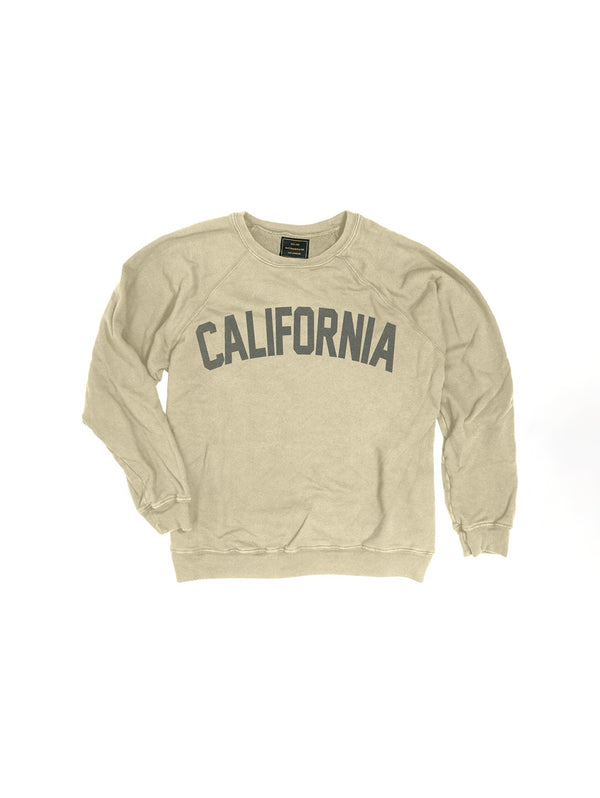 California Sweatshirt - Sand-Retro Brand Black Label-Over the Rainbow