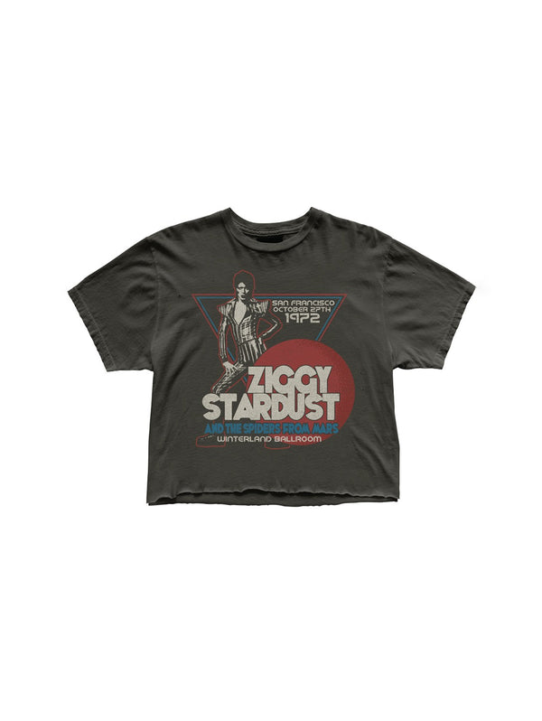 Ziggy Stardust Tee - Vintage Black-Retro Brand Black Label-Over the Rainbow
