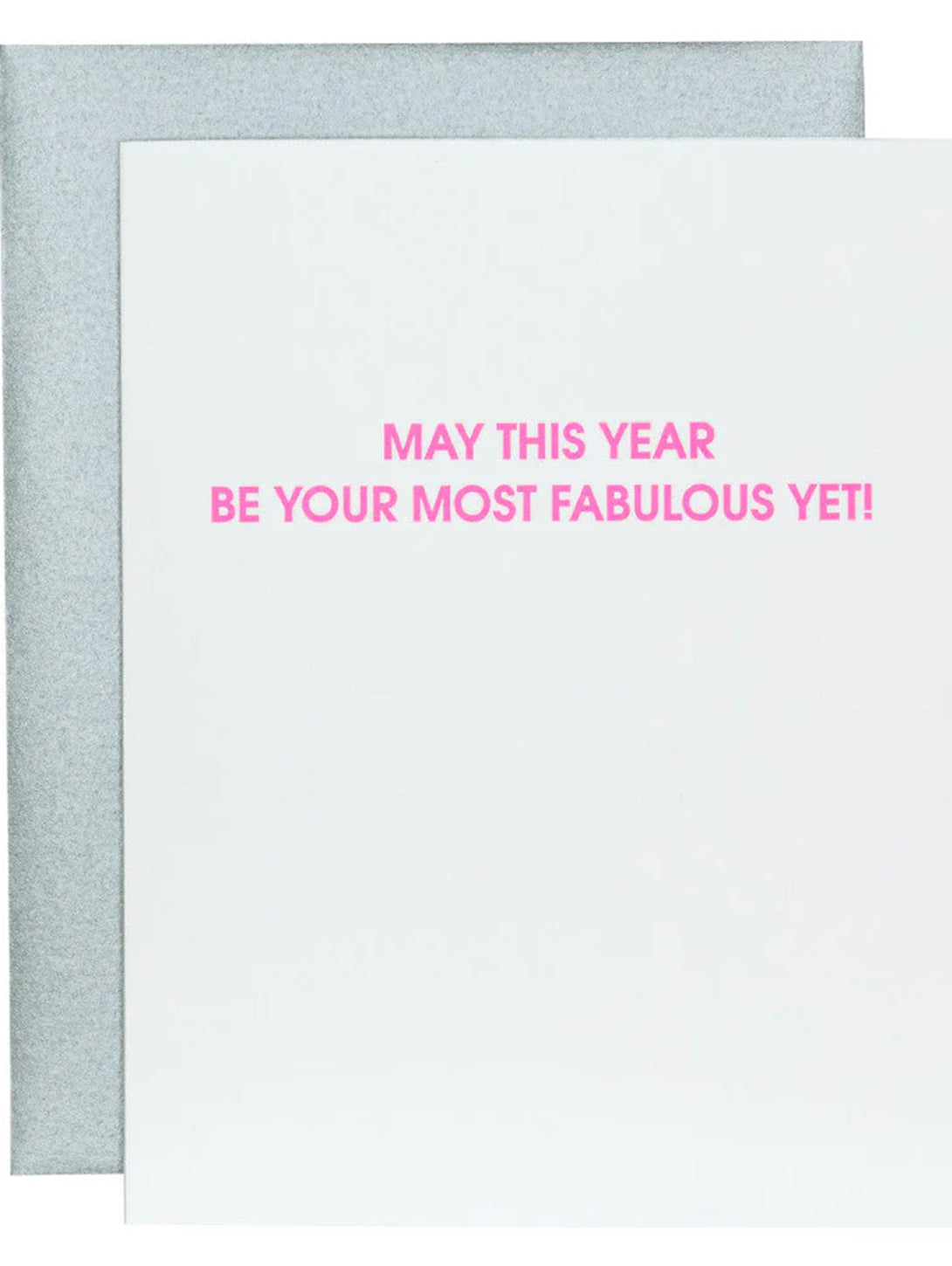 Most Fabulous Year Yet - Letterpress Card-CHEZ GAGNE LETTERPRESS-Over the Rainbow
