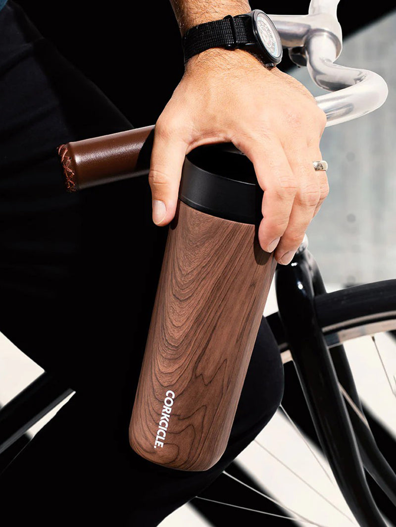 Commuter Cup - 17oz Walnut Wood-CORKCICLE-Over the Rainbow