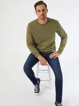 James Skinny Jean - Deep Brushed Feather Blue-Mavi-Over the Rainbow