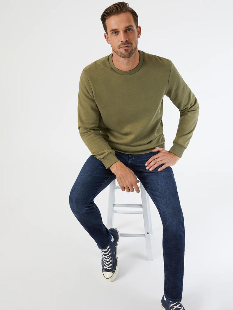 James Skinny Jean - Deep Brushed Feather Blue-Mavi-Over the Rainbow