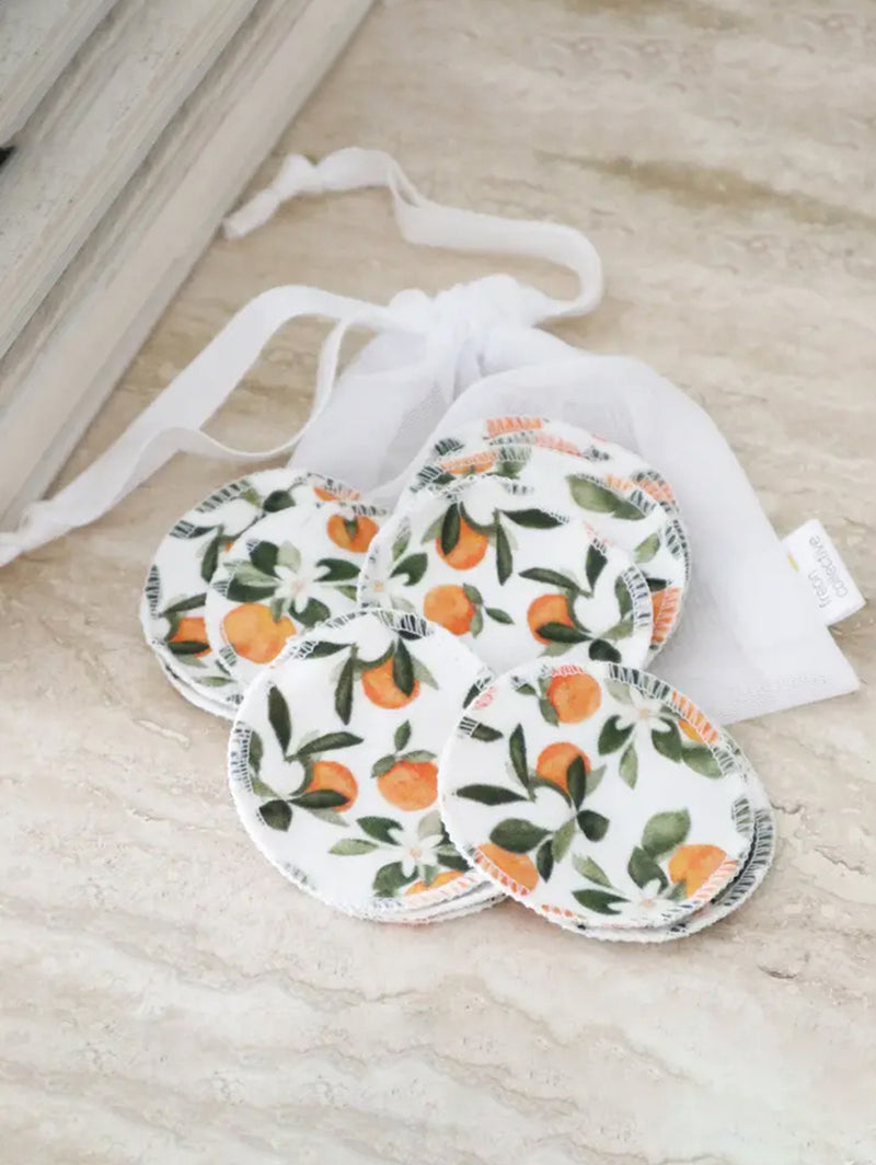 Organic Cotton Rounds - Clementine
