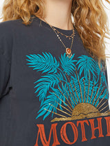 The Grab Bag Crop Tee - Gold Sun-Mother-Over the Rainbow