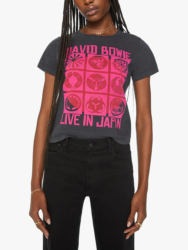 The Cropped Itty Bitty Goodie Tee - Bowie Live in Japan-Mother-Over the Rainbow