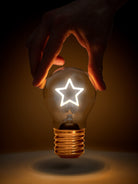 Cordless Magic Star Lightbulb-SUCK UK-Over the Rainbow